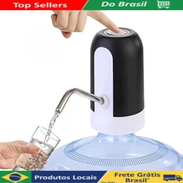 Bomba de Água Para Galão Facilita Retirada de Água Aparelho Elétrico Para Bombear Água.